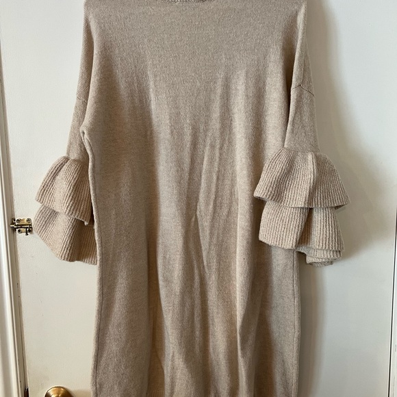 BB Dakota ruffle sleeve sweater dress - Picture 4 of 4